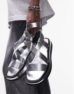 Jasmine chunky sandal in silver
