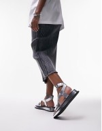 Jasmine chunky sandal in silver